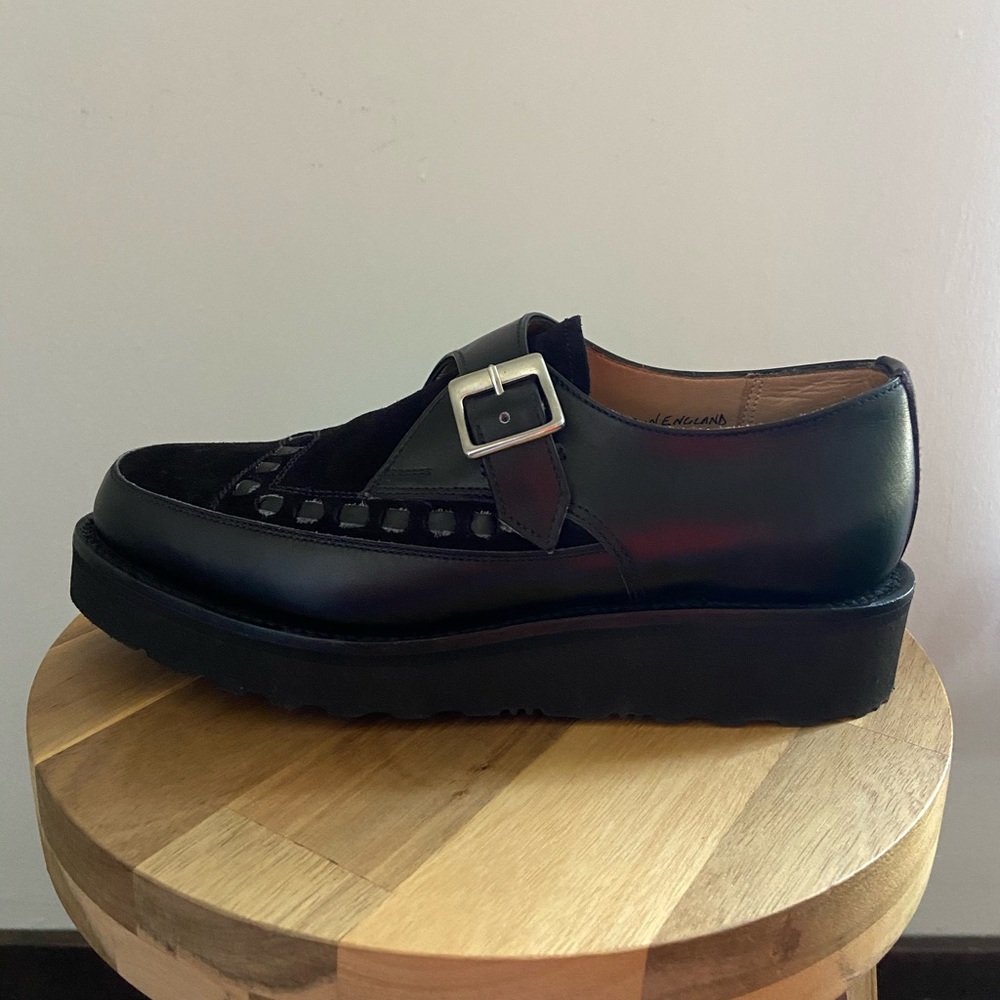 Grenson Women’s black brogues - handmade